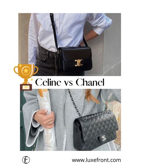 chanel vs celine|Celine vs Chanel Bags. The Battle Of The CCs .